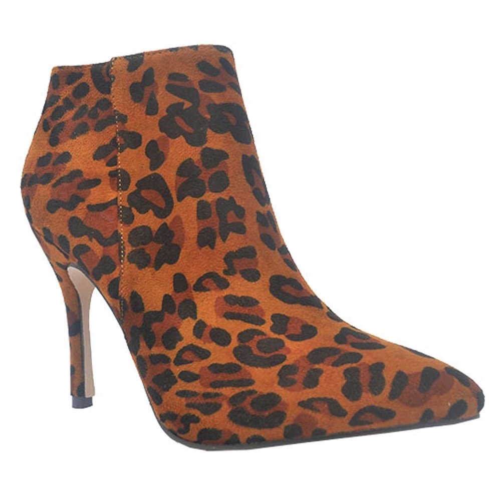 Women's Leopard Ankle Boots
